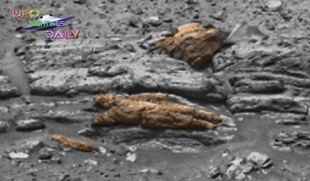 Une statue d'apparence humaine découverte sur Mars