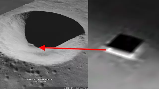 Une anomalie de 70 mètres de long découverte sur la surface de la lune
